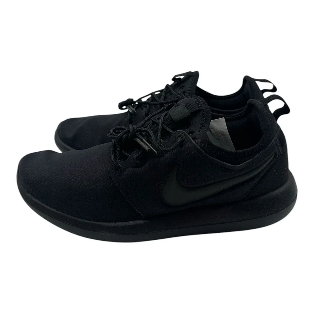 Nike Roshe Two GS Running Shoes Size Youth 6 Womens 7.5 Black Sneaker 844653-001